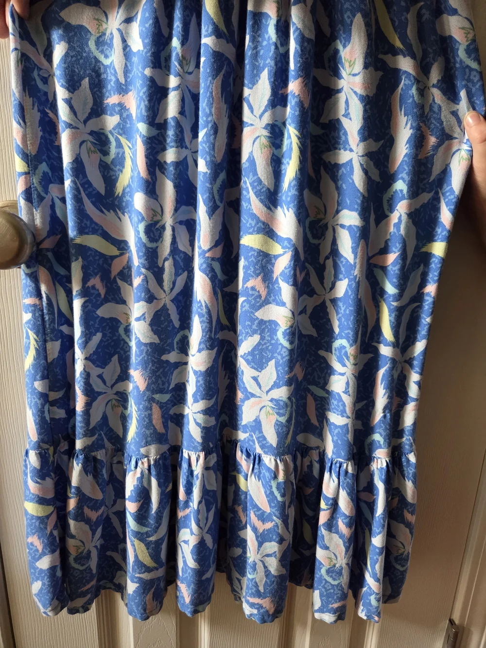 Jessica Simpson Girls Blue Floral Casual Dress